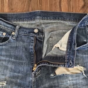 Levi's Distressed Straight Taper Jeans 34x38